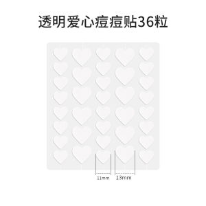 36 Colorful star-shaped acne patches heart-shaped five-pointed star concealer patches acne treatment patches essential oil-infused hydrocolloid patches