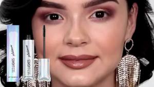 AMZ Black Mascara Gentle Natural Long-lasting Curling Smudge-proof Daily Makeup Lightweight Portable Mascara