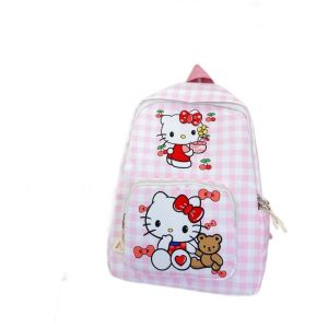 TSEVD Kitty Cat Children Kuromi  Backpack Cinnamorol Pochacoo Cartoon Shoulder Bag Creative Ultralight My Melody Schoolbag Kindergarten