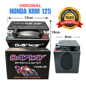 DAYWAY MOTORCYCLE BATTERY FOR  HONDA XRM 125 HIGH QUALITY YTX4L-BS MOTOR BATTERY HIGH QUALITY