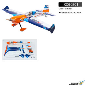 Extra-260 1540mm Laser Cut Balsa Wood ARF Airframe Kit - 3D Aerobatic Model for Adults No Electronics