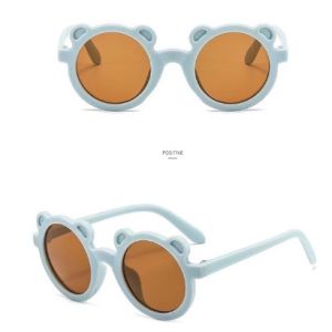 QSK712 Kacamata Fashion Anak Bentuk Telinga Beruang Kids Sunglasses Korea Style