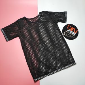 Áo lưới đi biển nữ khoác ngoài bikini đồ bơi chất liệu thun lưới co dãn Bin Sports ALU002