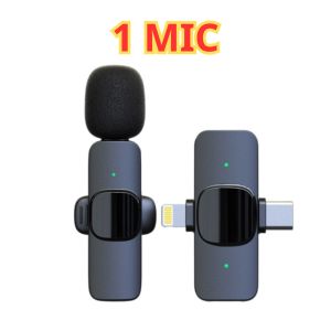 Mic Thu Âm K1 PRO - Cài Áo Khử Tiếng Ồn Khoảng Cách Kết Nối Xa Gọn Nhẹ Pin Trâu