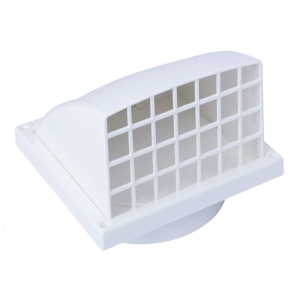 Plastic Exhaust Hood Exterior Wall Ventilation Grille Indoor and Outdoor Air Vent Caps Exterior Wall Exhaust Vent Outlet