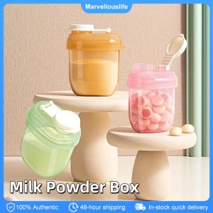 Travel Baby Formula Milk Powder Box Formula Dispenser with Spill-Proof Lid Moisture Proof Storage Container