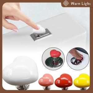 Warm Light 1 2ชิ้นที่มีสีสันรูปหัวใจปุ่มกดถังน้ำถังน้ำกดผู้ช่วยศิลปะเล็บมือจับลิ้นชักประตู