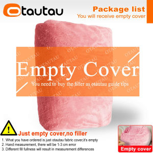 OTAUTAU 234ft Round Pouf Cover Bean Bag Chair Ottoman Puff Soft Fur Beanbag Couch Floor Corner Seat Game Movie Sac DD2TM1T