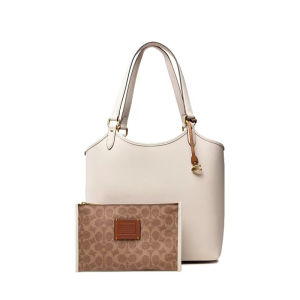 bag original authentic Genuine leather for women Tote Bags C6337 Large capacity and space shopping bag Size:32.5X29X13.5cm