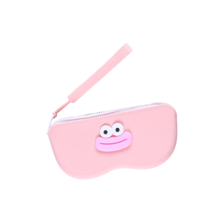 Silicone Glasses Bag with Hanging Handle Dustproof Eyeglasses Box Portable Waterproofs Drop Resistant Glasses Case