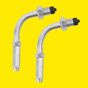 10PCS Universal Motorcycle Throttle Line Elbow Galvanized Iron Cable Guide 90 Degree Bend For Carburetor Scooter Pit Bike Accessories