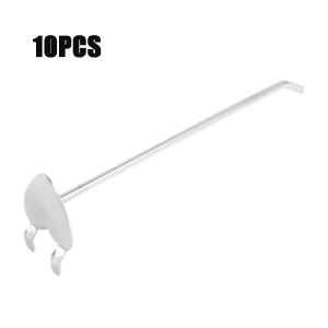 10PCS 15cm PegBoard Display Hooks Supermarket Hole Board Shelf Hooks Pegs Hanging Panel Accessories Apple Hook/Love Hook