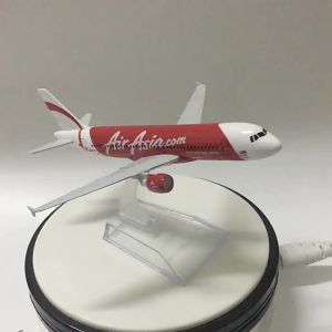 JASON TUTU Plane Model Airplane Model 16cm Air Asia Airbus A330 Aircraft Model 1:400 Diecast Metal Airplanes Plane Toy Gift