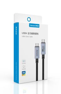 Jasoz PD 240W USB C to USB C Cable USB4 40Gbps 8K 60Hz Type C Fast Charging Braided Cable for iPhone 16 Pro Max 15 Serie