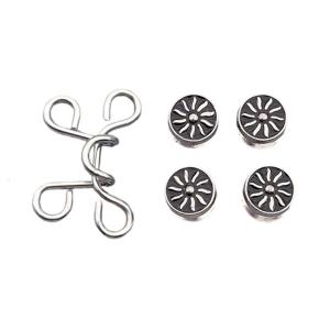 Adjustable Pants Waist Tightener Jeans Button Pin Metal Waist Buckles Detachable Pants Clips Jeans Waist Buckle