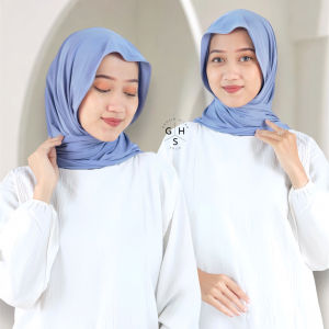 Najwa Pashmina Inner Nutup Leher Jesrey - Pashmina Instan Oval Terbaru