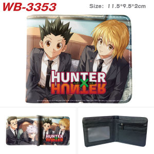 Hunter x Hunter Anime Large Capacity Coin Purse Full Color Printed Short Portable Card Holder Coin Wallet