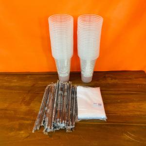 CUP 18 OZ SABLON SENYUM MENYEGARKAN ISI 50 PORSI | CUP | SEDOTAN