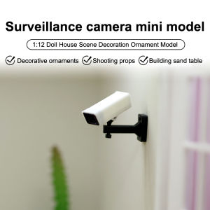 【Clementty】 1 12 Dollhouse Mini Surveillance Camera Model Dollhouse Home Decoration Accessories Dolls Home Micro Scene Ornament
