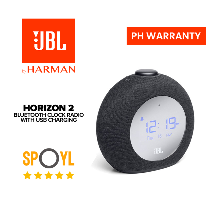 JBL Horizon 2 Bluetooth Speaker With Clock Radio , USB Charging and