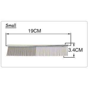【READY STOCK】Pet Stainless Steel Comb For Grooming Cat Dog Shedding Comb Sikat Keluli Tahan Karat Kucing 不锈钢护肤宠物梳子