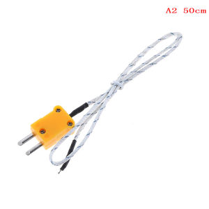 [ezrae Libun] 1PC K type temperature sensor thermocouple probe cable wire 0.5/4m
