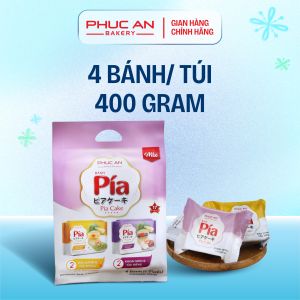 Bánh Pía Phúc An Số 17 - Đậu Xanh Khoai Môn Sầu Riêng Mix Trứng Muối - 400gr/ 4 cái/túi