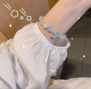 Korean Fashion Opal Girl Bell Bracelet Bellas22