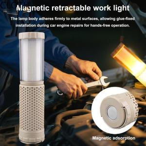 CLOTH Portable Handle Outdoor Telescopic Camping Light Natural Warm Light Convenient for Storage Auto Repair Lamp Ambient Light Candlelight Work Light Camping