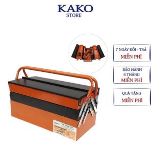 Thùng đựng dụng cụ đồ nghề đa năng bằng sắt 2 tay cầm Kako.