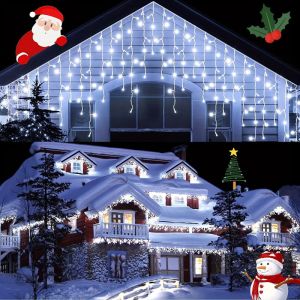 Lampu Tirai Led 4 Meter 96 LED / Lampu Hias Natal LED / Lampu Tumblr Led Icicle String Light