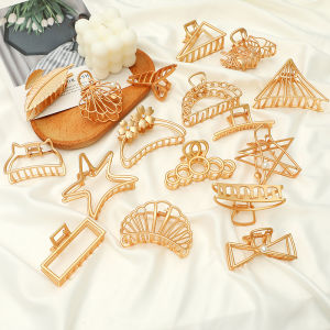 Kẹp Càng Cua Kim Loại Cỡ Lớn Phong Cách Hàn Quốc Sang Chảnh Cho Nữ