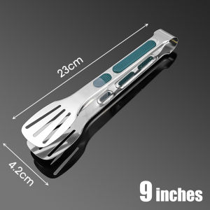 New Stainless Steel Food Tongs / BBQ Meat Salad Bread Clip / Barbecue Grill Buffet Clamp / Non-slip Tong / Kitchen Cooking Tools