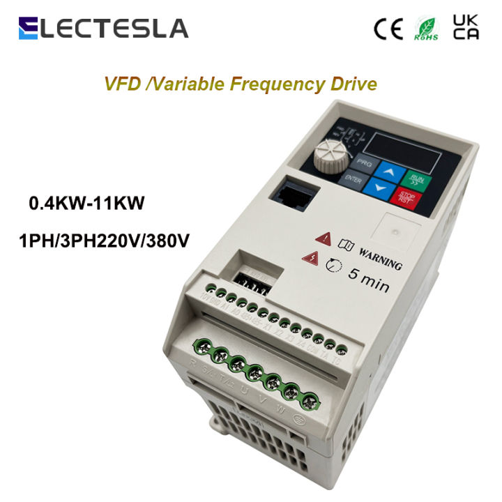 VFD Frequency Inverter Converter AC Motor Drive 1phase 220V 3phase 380V ...