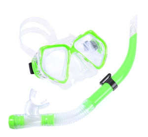 【Fast Delivery】Snorkeling Set Tempered Glass Anti-Fog Diving Masks Diving Goggles Breath Tube Set Swimming Goggles
