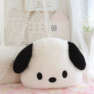 JOJO CASTLE Sanrio Pochacco Dog  Toys Car Headrest Cartoon Neck Pillow Lumbar Support Plush Toys Soft Sofa Cushion Kawaii Room Decor Gift for Girl