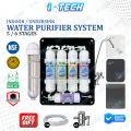I-TECH Korea Alkaline Indoor Water Purifier 5 / 6 Stages Antibacterial Water Filter System K3000 with Stainless Steel Faucet Direct Drinking Water Dispenser. 