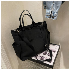 Tas Tote Bahu Selempang Kanvas Wanita Korean Style Bag (T4-012)