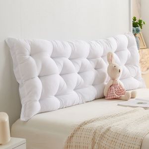 Bedside Cushion Internet Celebrity ins Wind Beige Bed Large Backrest Tatami Soft Bag Dormitory Anti-Collision Waist Support Large Cushion