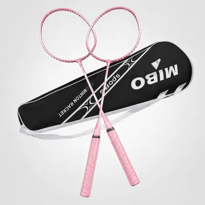 Raket Bulutangkis Badminton Racket Alat Olahraga isi 2 PCS Bonus Tas