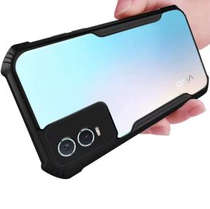 Shockproof case for Vivo S1 V40 LITE PRO V50 LITE Y02 Y03 Y04 Y100 Y91 Y91C Y11/Y15/Y17 Y15A/Y15S Y16 Y17S Y18 Y19S Y20 Y28 Y29 Slim Clear Cover with Camera Protection & Anti-Scratch