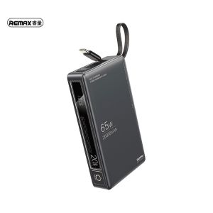 SG【STOCK】CCC-certified 65W 20000mAh fast-charging power bank With Built in Cable For iphone Samsung