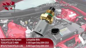 3C3Z-12A697-AA DY984 TX265 5S7248 Air Temperature Sensor Compatible with E-350 E-450 Excursion F-250 F-350 F-450 F-550 Super Duty 3C3Z12A697AA