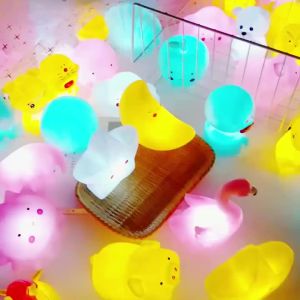 Childrens Bedroom Night Light Ins Moon Unicorn Cartoon LED Night Light Creative Bedside Lamp Children Luminous Toy Decorations Night Light Christmas/Birthday Gifts