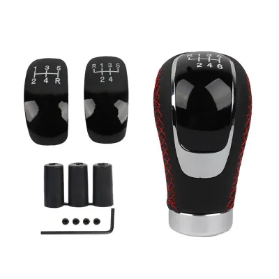 [Odoh2P] Car Leather Shift Knob 5/6 Speed Manual For Ford Ranger 2024 2023 2022 2021 2020 2019 2018 2017 2016 2015 2014 2013 2012 2011