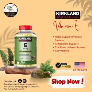 KIRKLAND SIGNATURE VITAMIN E 180MG di-Alpha Tocopheryl Acetate