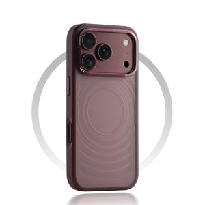 Matte Translucent Wave Pattern Shockproof Case For iPhone 18Pro Max 17Pro 18Pro Metal Lens Bezel Full Camera Protection Cover