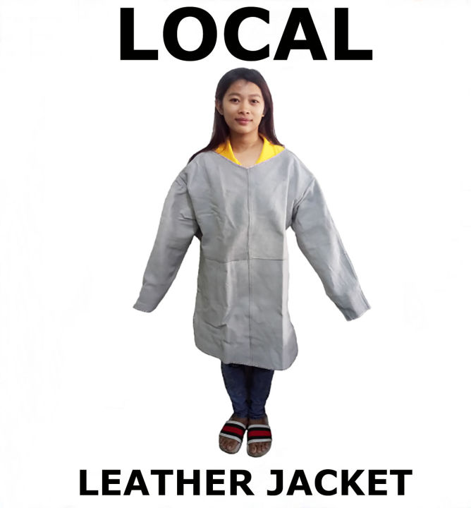 LOCAL WELDING LEATHER APRON JACKET WITH SLEEVES ( Support Philippine Products ) LEATHER