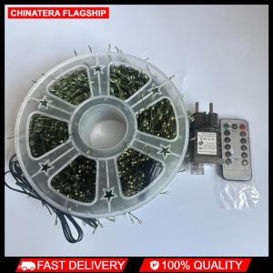 LED Cluster Fairy Lights with Remote Cluster String Light with Auto Timer Waterproof for Wedding Bedroom Christmas Decor