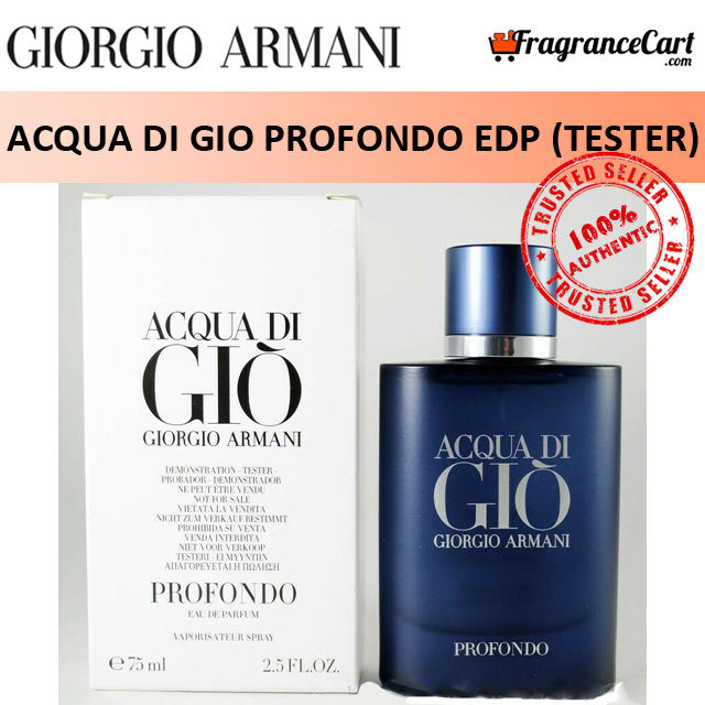 Giorgio Armani Acqua di Gio Profondo EDP for Men 75ml Tester Eau